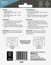 Load image into Gallery viewer, Hot Holding Thermometer packaging back