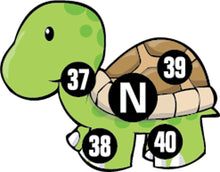 Load image into Gallery viewer, turtle shape fever sticker