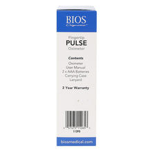 Load image into Gallery viewer, Fingertip Pulse Oximeter package side 2