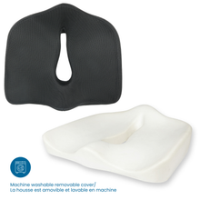 Charger l'image dans la galerie, Coussin orthopédique en mousse à mémoire pour coccyx