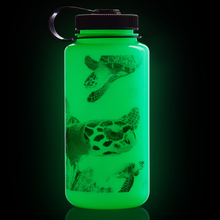 Load image into Gallery viewer, 32oz Wide Mouth Water Bottle - GloWyld Series