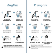 Charger l'image dans la galerie, Gobelet pour la désinfection des thermomètres