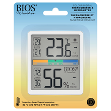 Load image into Gallery viewer, Colour Digital Thermometer & Hygrometer
