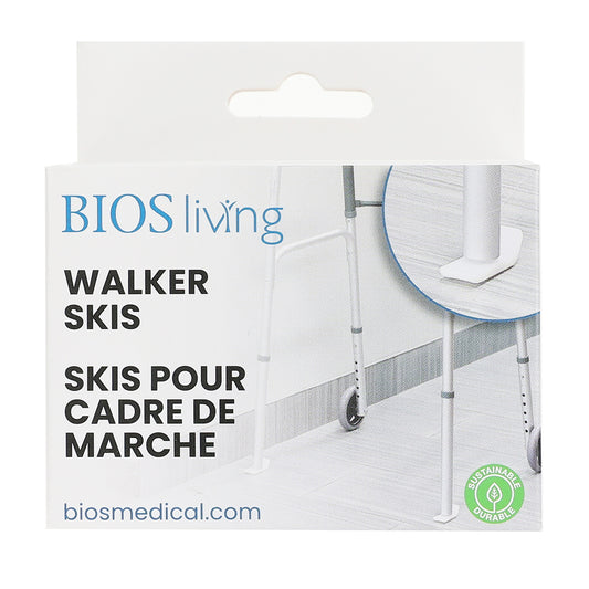 front view of the packaging for a walker ski