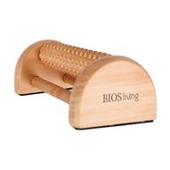 side view of the wooden foot massager