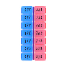 Load image into Gallery viewer, compact twice daily pill box view from the top