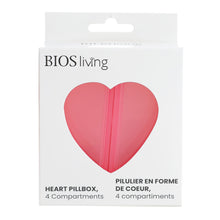 Load image into Gallery viewer, Pink Heart Pillbox Front Packaging Photo