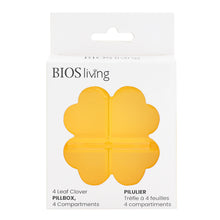 Charger l'image dans la galerie, 4 Leaf Clover Pillbox in Yellow Front Packaging Image
