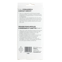 Load image into Gallery viewer, 2-in-1 Eyeglasses & Contact Lens Case Back Packaging Photo