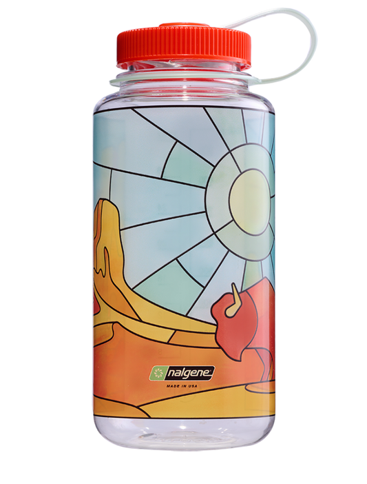 32oz Wide Mouth Bottle - Stained Glass
