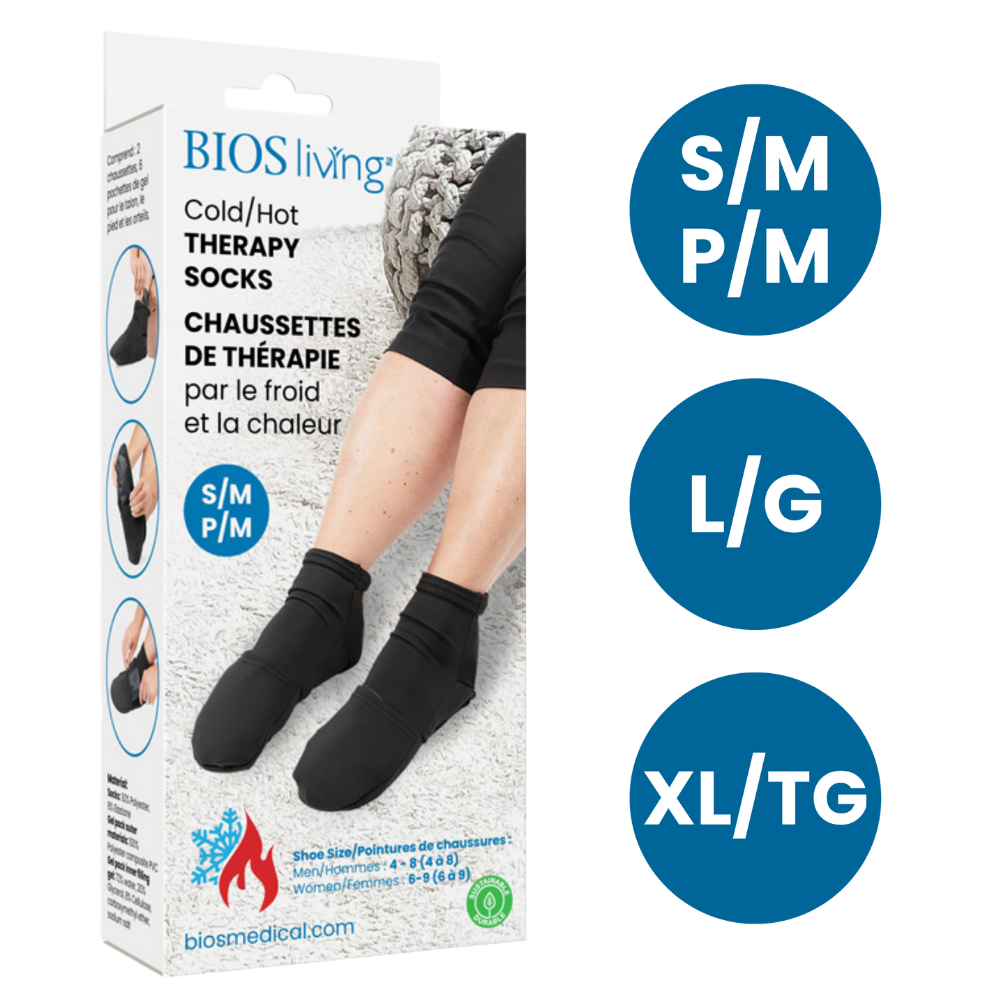 Cold & Hot Therapy Socks