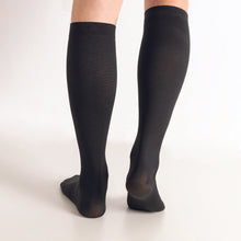 Load image into Gallery viewer, Men's Compression Trouser Socks 15-20 mm Hg, Black Back Photo