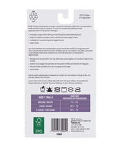 Load image into Gallery viewer, Men's Compression Trouser Socks 20-30 mm Hg, Black Packaging Back Photo