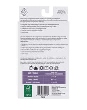 Load image into Gallery viewer, Women's Compression Knee Socks 20-30 mm Hg, Black Back Packaging Photo