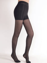 Load image into Gallery viewer, Women's Compression Pantyhose 20-30mm Hg, Black Side Photo