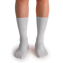 Load image into Gallery viewer, Diabetic Sock - White Front Photo