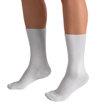 Load image into Gallery viewer, Diabetic Sock - White Side Photo
