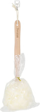 Load image into Gallery viewer, Wooden Long-Handled Bath Loofah front