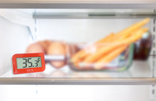 Load image into Gallery viewer, Digital Fridge & Freezer Thermometer in Fridge