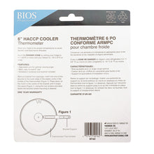 Load image into Gallery viewer, HACCP COOLER THERMOMETER Package back