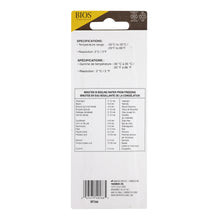 Load image into Gallery viewer, Hanging Fridge & Freezer Thermometer packaging back