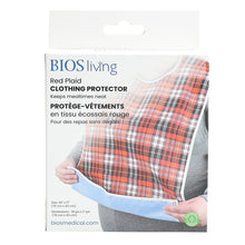 Load image into Gallery viewer, Red Plaid Clothing Protector Front Packaging Image