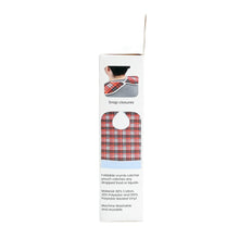 Load image into Gallery viewer, Red Plaid Clothing Protector Side Packaging Image