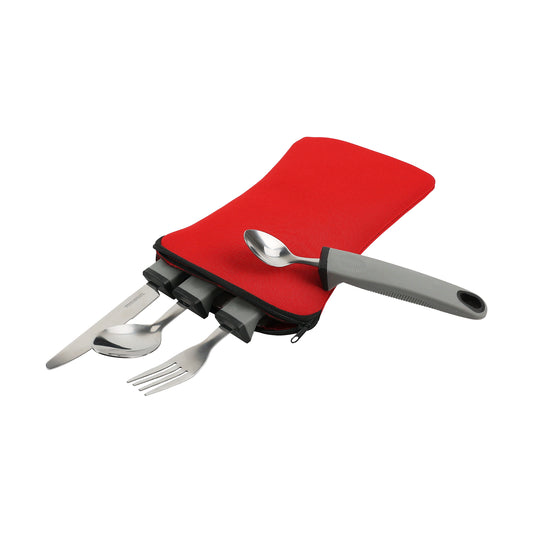 Utensil Travel Bag in use