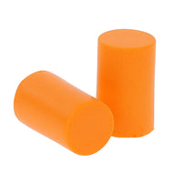 straight orange foam ear plugs