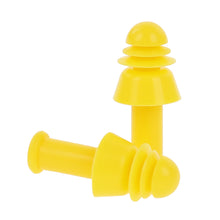 Load image into Gallery viewer, adult yellow silicone ear plugs
