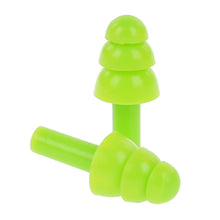 Load image into Gallery viewer, Child silicone ear plugs in green
