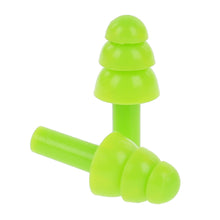 Load image into Gallery viewer, Child silicone ear plugs in green