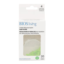 Load image into Gallery viewer, child green silicone ear plugs in packaging