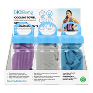 BIOS Living - Cooling Towel Display (6 Pieces)