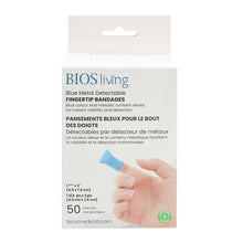 Load image into Gallery viewer, Blue Metal Detectable Fingertip Bandages(Pack of 50)