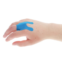 Load image into Gallery viewer, Blue Metal Detectable Knuckle Bandages Main Image