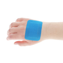 Load image into Gallery viewer, Blue Metal Detectable Large Patch Bandages Main Image