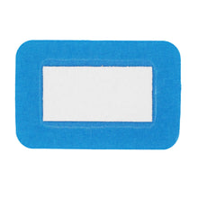 Load image into Gallery viewer, Blue Metal Detectable Large Patch Bandages Back Image