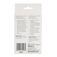 Load image into Gallery viewer, Blue Metal Detectable Large Patch Bandages Back Package Image