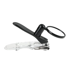 Charger l'image dans la galerie, Rotating Nail Clipper With Magnifier side