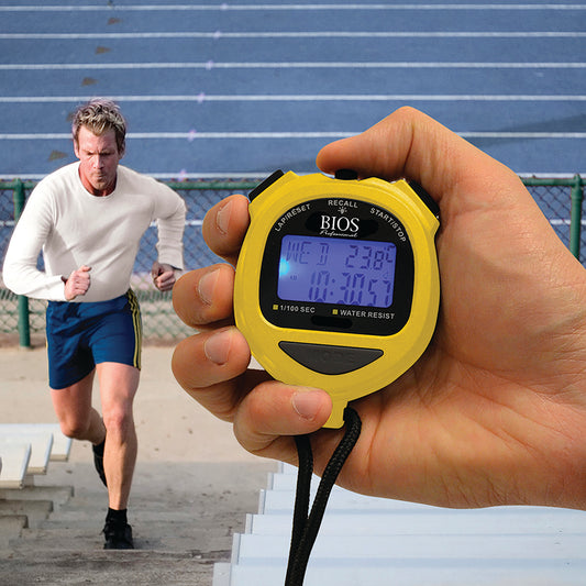 Premium Stopwatch in use