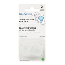 Load image into Gallery viewer, Gel TOE SPREADER WITH LOOP package front