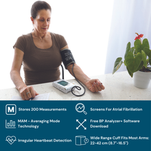 Load image into Gallery viewer, Blood Pressure Monitor – with Atrial Fibrillation Screening; The #1 Canadian Blood Pressure Manufacturer*(BD350)