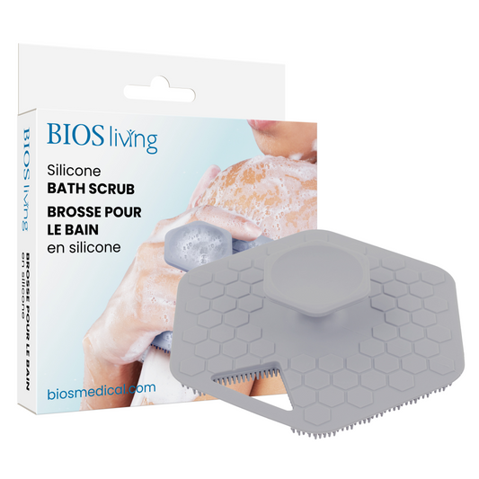 Brosse pour le bain en silicone