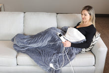 Load image into Gallery viewer, Heated Throw In Use