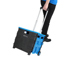 Load image into Gallery viewer, Foldable Rolling Shopping Cart