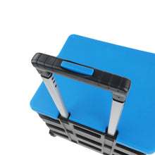 Load image into Gallery viewer, Foldable Rolling Shopping Cart