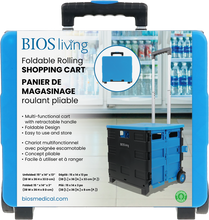 Load image into Gallery viewer, Foldable Rolling Shopping Cart