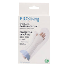 Load image into Gallery viewer, front view of the packaging of the cast protector
