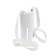 Load image into Gallery viewer, side view of the terry cloth sock aid